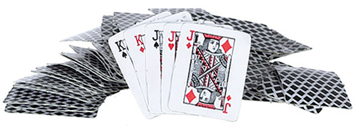 3/4" Playing Cards